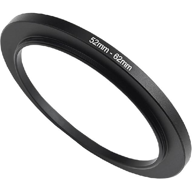 49mm To 58mm Step-Up Ring Filter Adapter for All Brands UV ND CPL Metal Ring Step-Up Rings Adapter Filter (49mm-58mm)