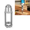 Squarehole Drill Bit Adapter Aluminum Alloy Square Hole Drill Fixing Bracket for 38 to 43mm Drill Ch