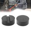 Black Car Jack Rubber Pad Anti-slip Rail Protector Support Block Heavy Duty For Car Lift Q9QD