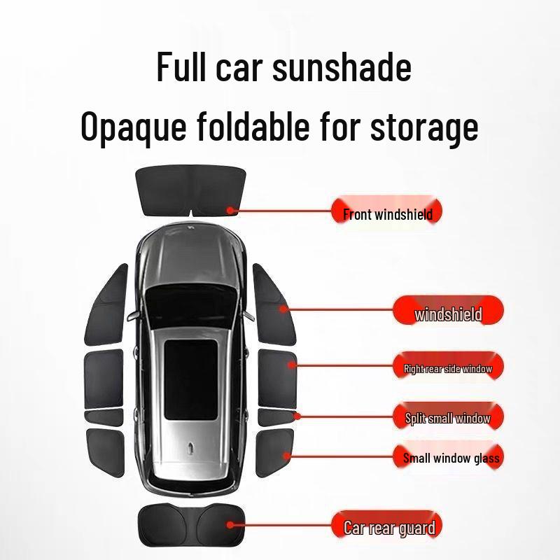 L6F: Ideal for L7/L8/one-car window sunshades, heat insulation, sun protection, camping, privacy, and interior partitions.