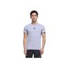 adidas Designed For Workout T-Shirt Silver Violet Men Streetwear JI5772