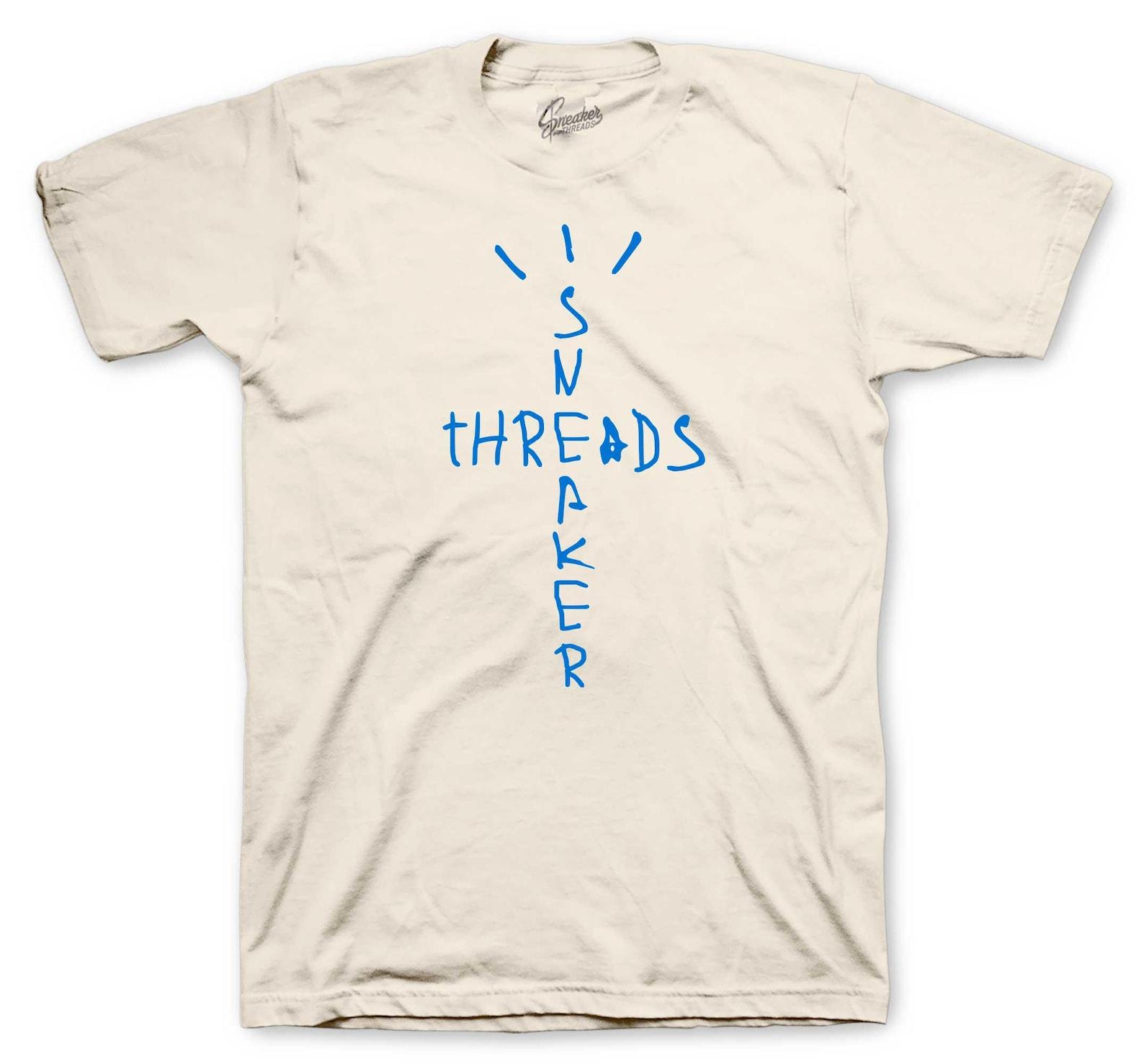Sneaker Tees To Match Retro 1 Fragment Travis AJ1 - Scribble Shirt 4XL