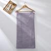 Women's Wearable Polyester-Spandex Coral Fleece Bath Towel - Thickened & Versatile for Summer