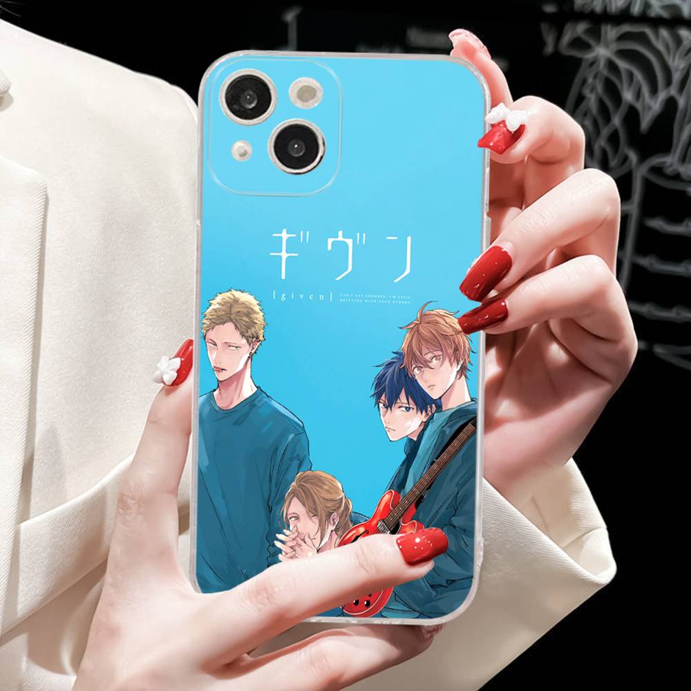 

Japanses Cartoon Given Transparent Phone Case For IPhone 17 Air 16 Pro Max 15 14 13 12 11Plus Shockproof Cover iPhone 11