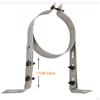 Vent Wall Strap Pipe Hanger Adjustable Easy Installation Heat Resistant Accessory Sturdy Clamp