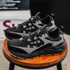 Fashion High Quality Leather Hiking Shoes Durable Outdoor Sport Men Trekking Leather Shoes Lace-Up Climbing Hunting Sneakers