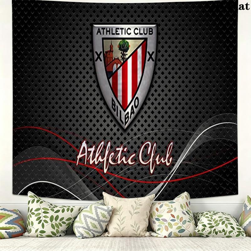 Athletic Club Wall Tapestry Aesthetic Wall Hanging Printed Fabric Blanket Decorative Tapestries for Bedroom Living Room Home Decor