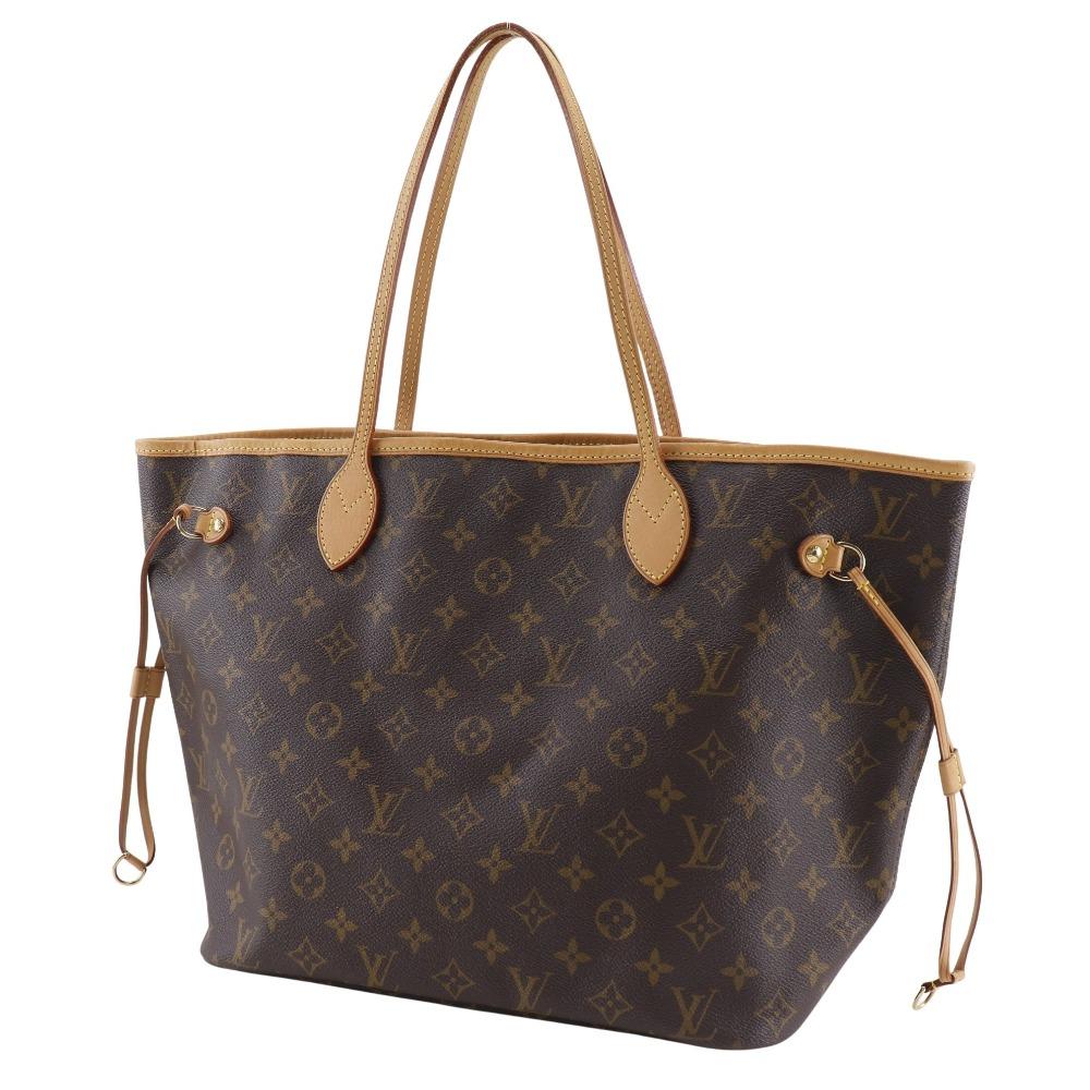 LOUIS VUITTON Neverfull MM Tote Bag M40156 Brown Monogram canvas Women Used