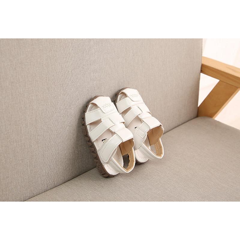 Summer Kids Closed-Toe Casual Sandals, Toddler Little Boys Girls Breathable Beach Shoes
