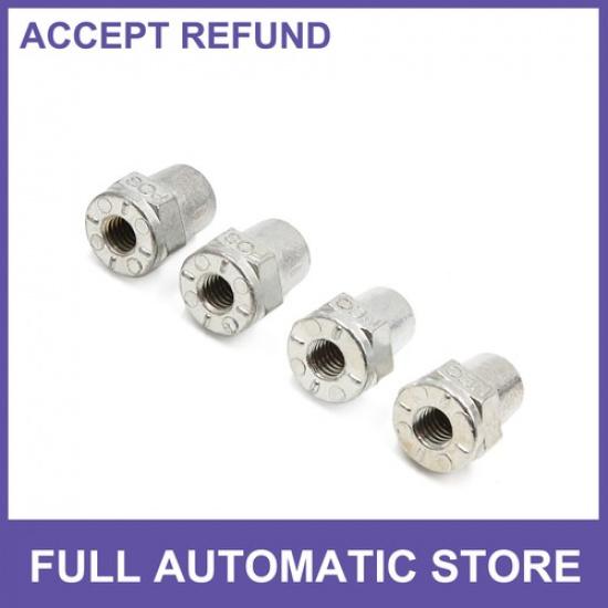 

2 Pair 8mm Diameter Zinc Alloy Positive Negative Battery Post Terminal Adapters