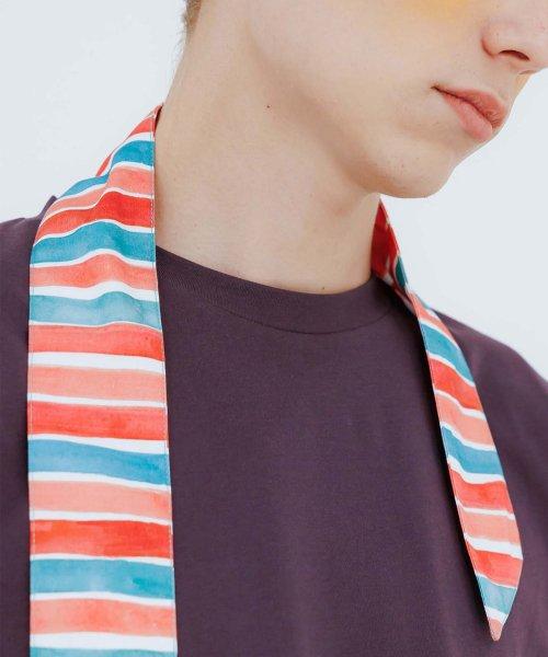 [Sunday Lounge] Men's Beach Stripe T-shirt Pants Set SMKFA402 [Shipped from Korea] 100% Authentic