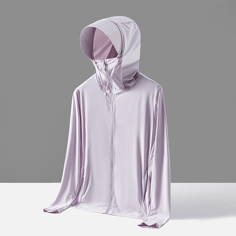 UPF50+ Breathable Ice Silk Sun Protection Hoodie for Men & Women - Outdoor & Cycling