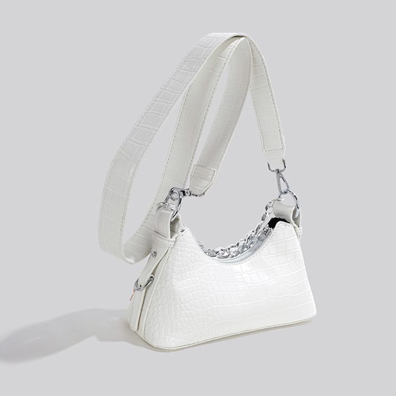 Borsa sottospalla da donna alla moda Estate Nuova PU Designer Decorazione floreale Borsa con cerniera Dolce Borsa a spalla singola a tracolla