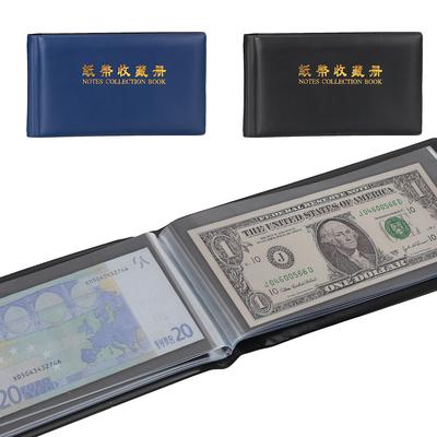 Loseblatt für Sammler Geldschein Sammlung Taschen Transparente Schutzhülle Papiergeld Sammelalbum 30 Seiten
