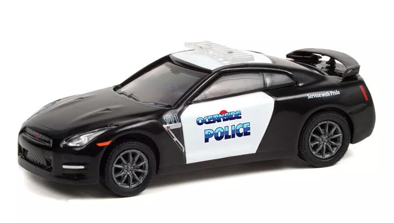 

Greenlight Nissan R35 California Coast Guard Police Greenlight Hot Pursuit Oceanside Police California Mini Car 1/64 GT-R [Предмет]