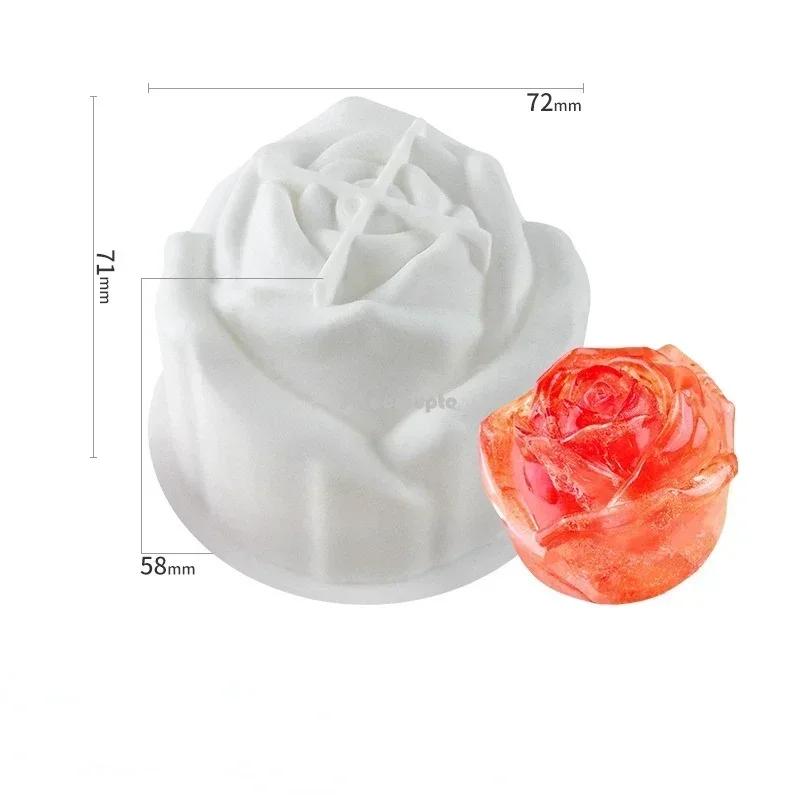 Silicone Ice Ball Maker Large 6.5cm 3D Big Round Sphere High Balls Ice Shape Cube Mold Tray for Whiskey Cocktail Bar Tools Mold