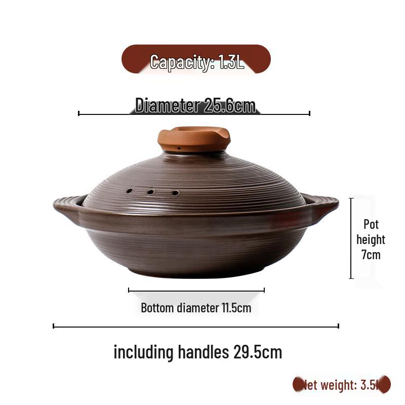 Kangtenai High-Temperature Ceramic Casserole Pot