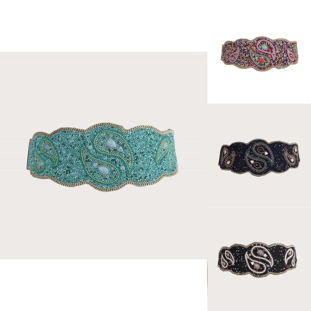 2024 Autumn Womens Belly Band With Taiji Pattern And Embedded Accents For Ethnic Style Outfits