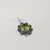 Green Peridot Gemstone 925 Sterling Silver Jewelry Stylish Pendant 1.37" Gift For Her CP-40-4