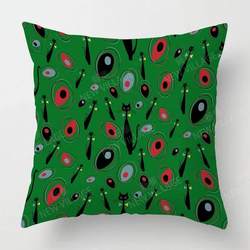 Nordic Fall Home Decor Autumn Throw Pillow Case Sofa Cushion Cover Modern 45x45cm 45*45 50x50 60x60cm 40*40 40x40 Geometry 60*60