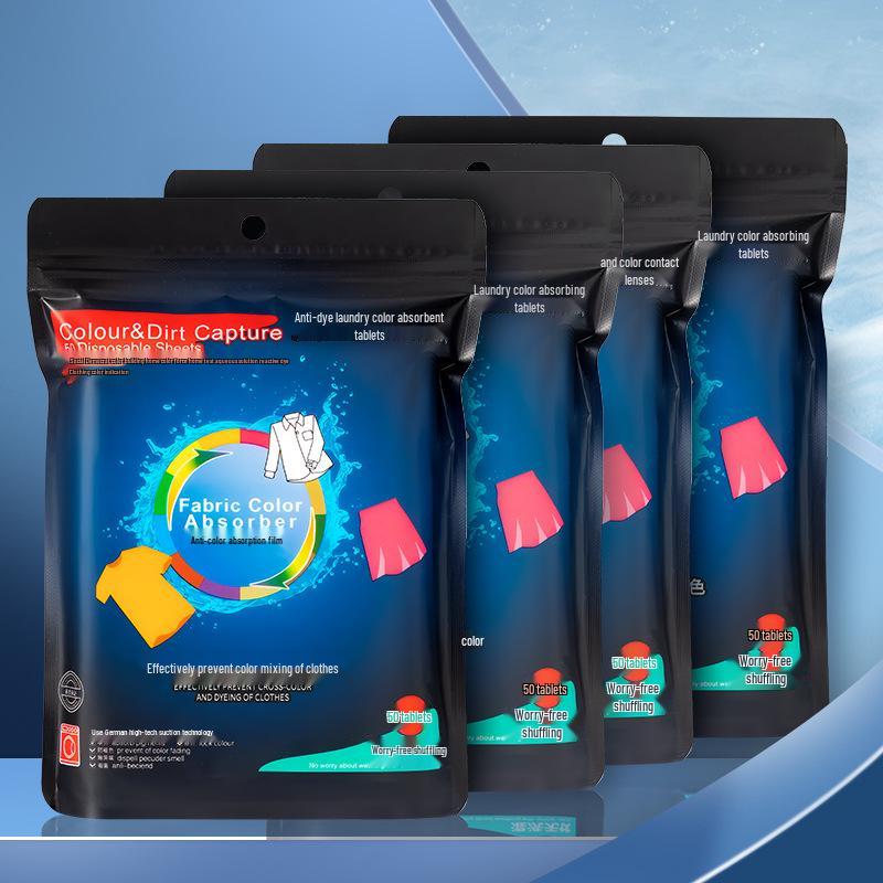 Color-Absorbing Laundry Sheets: Anti-Cross-Dyeing Protection for Washing Machine Clothes