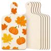 3/6Pcs Christmas Decoration Wood Toys Graffiti Chopping Board DIY Children Graffiti Painting Craft Mini Boards Wooden Blank Tray