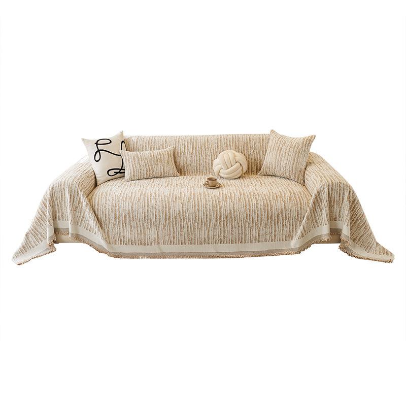 1Pc Cream Style Sofa Towel New Chenille All-Purpose All-Inclusive Sofa Cover Cloth Home Textile Products Slipcovers