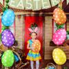 Easter Egg Odolná zářivá velikonoční ozdoba na nafukovací vajíčko na zahradní párty