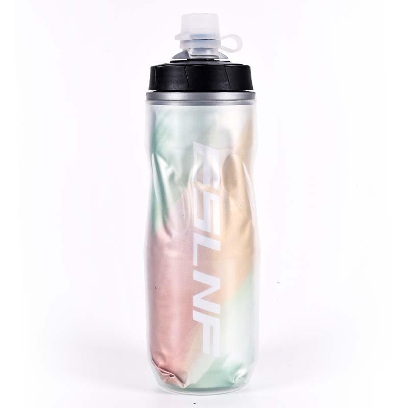 ESLNF Isolierte Trinkflasche für Radfahrer mit großem Fassungsvermögen - Tragbar und perfekt für Rennrad & Fitness
