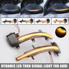 For TT Mk2 8J TTS R8 2007-2014 Sidespeil LED Dynamisk Blinklys Sekvensiell Blinklysindikator 2008 2009 2010 TTRS