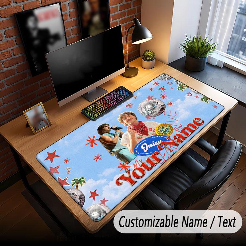 Custom Name Extended Mouse Pad,Benson Boone Gaming Desk Mat For Home Office Desktop Decor