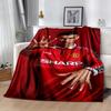 Football Player Action Blanket Soft & Cozy Great for Couch Office Chair for All Seasons Warmthful Decor Best Holiday Gift for Friends Family