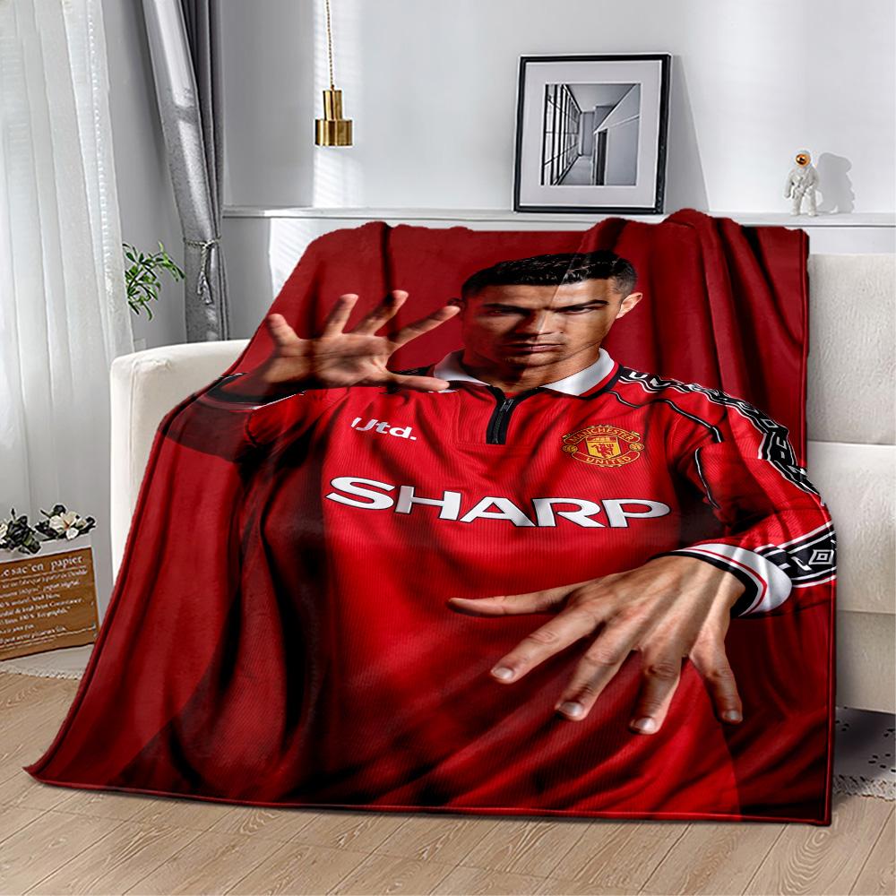 Football Player Action Blanket Soft & Cozy Great for Couch Office Chair for All Seasons Warmthful Decor Best Holiday Gift for Friends Family