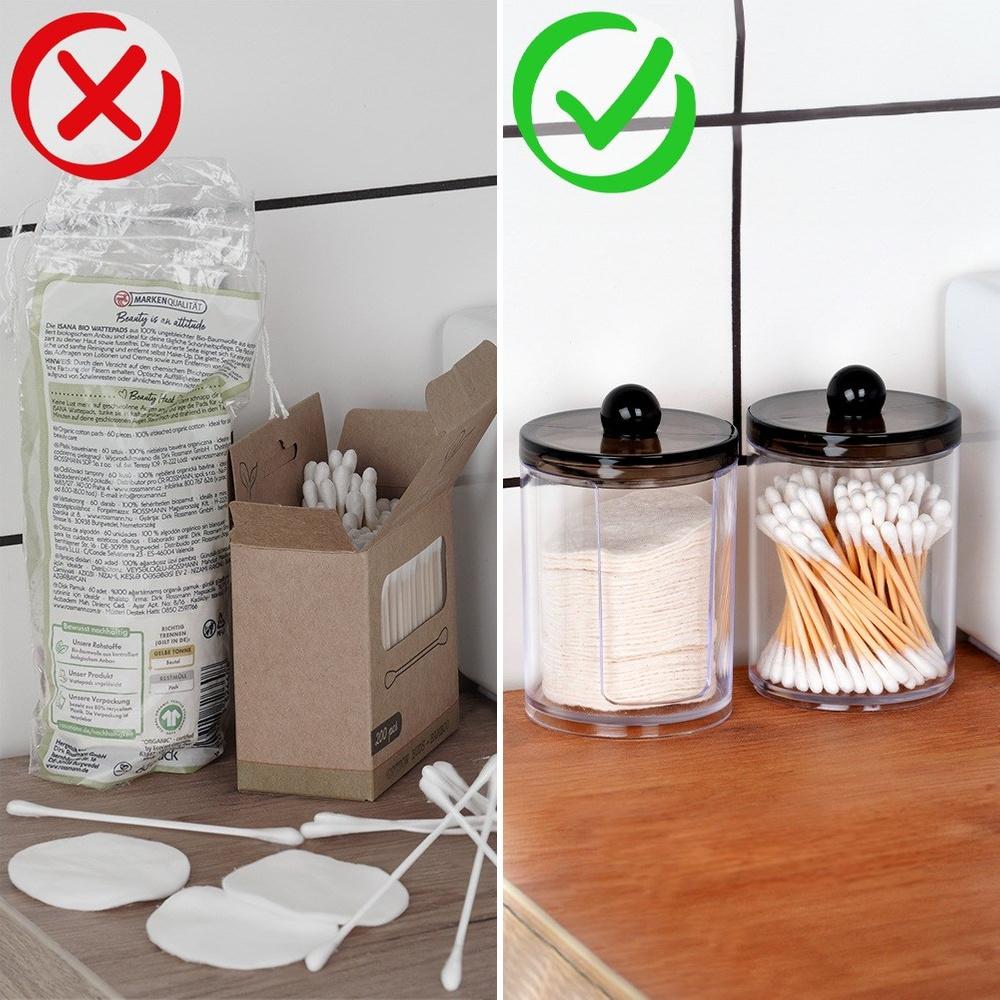 Badezimmer-Aufbewahrungsbehälter für Gesichts-Kosmetik und Hygieneartikel