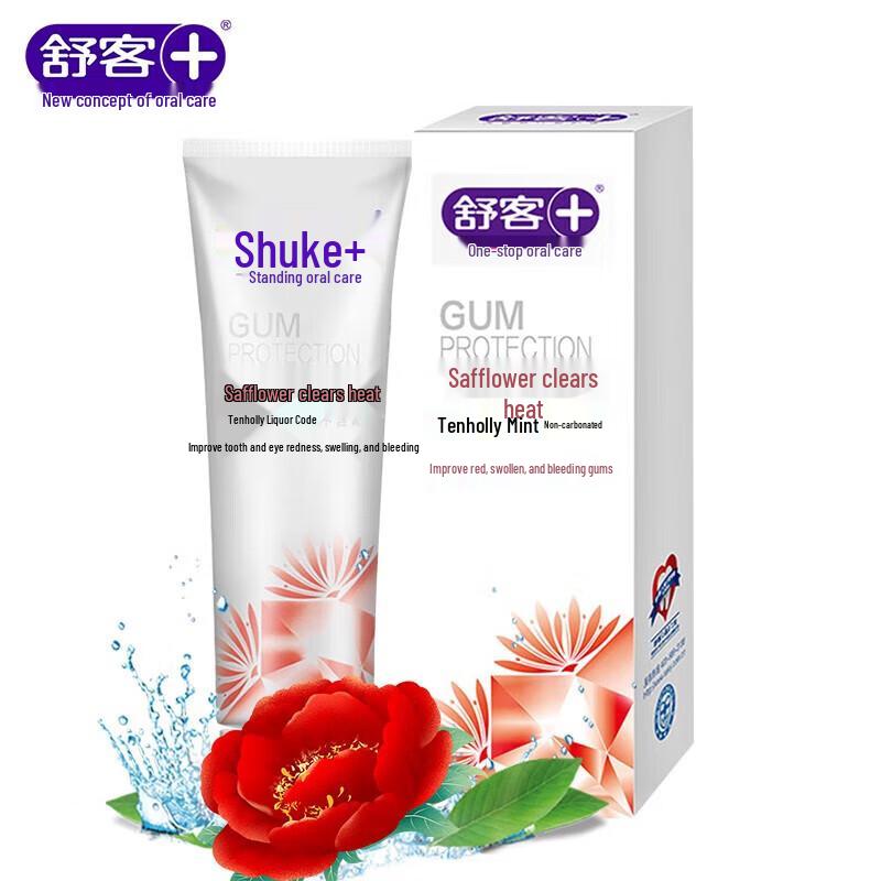 Shuke Safflower Heat-Clearing Fresh Breath Toothpaste