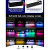 Scrolling Advertising LED Sign Display USB RGB Car App Control Bluetooth Custom Logo Display Text Pattern Animation Programmable