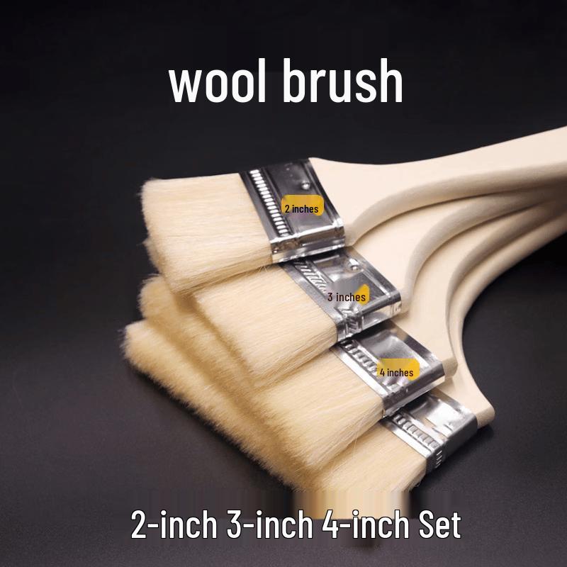 ZunLian Multi-size Wool Paint Brush Set