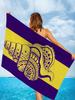 Sea Turtle Beach Towel Microfiber Ocean Animal Bath Towel Nautical Theme Quick Dry Towels for Kids Adults Swimming Sports Travel