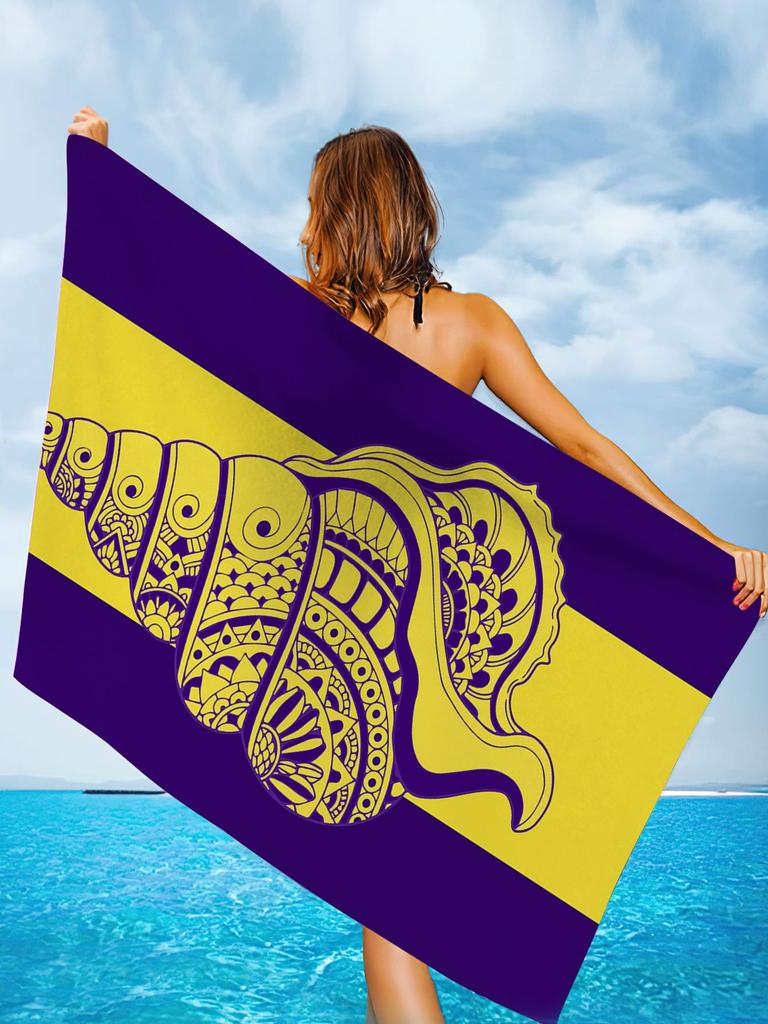 Sea Turtle Beach Towel Microfiber Ocean Animal Bath Towel Nautical Theme Quick Dry Towels for Kids Adults Swimming Sports Travel