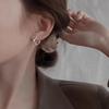 Möbius Ring Earrings for Women New High-end Earrings Niche Design Earrings