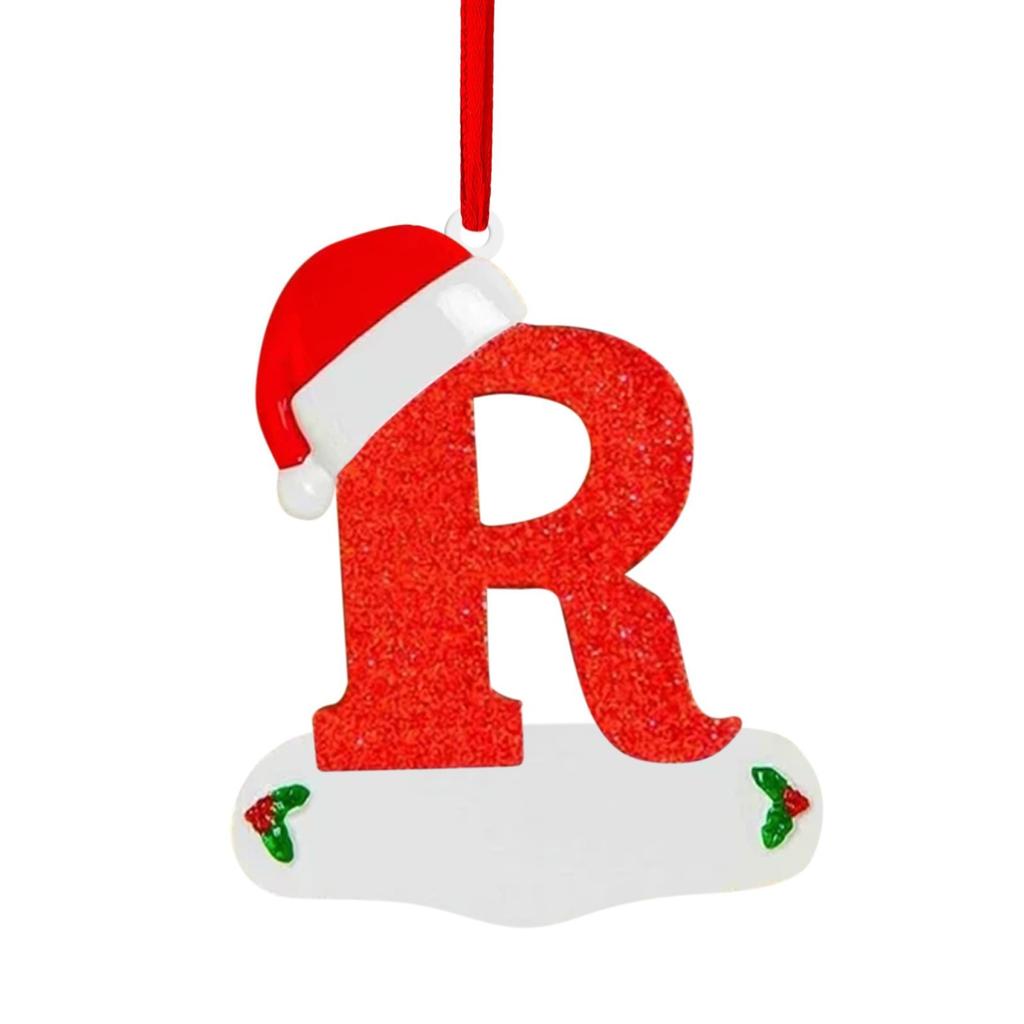 Merry Christmas Decoration Pendant English Alphabet Cristmas Tree Ornaments for Home Decor  Navidad New Year 2026 Gift Accessory