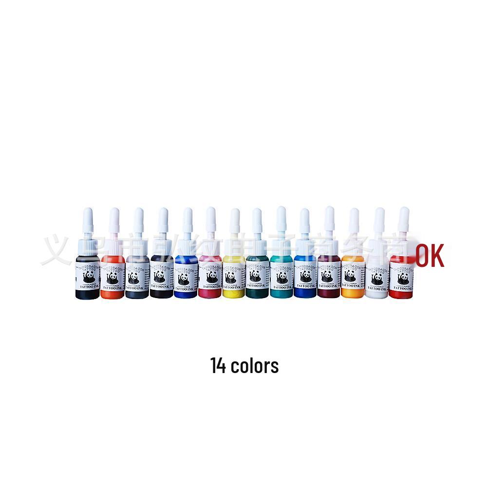 Multi-Color Tattoo Ink Set - Blendable Beauty Pigments
