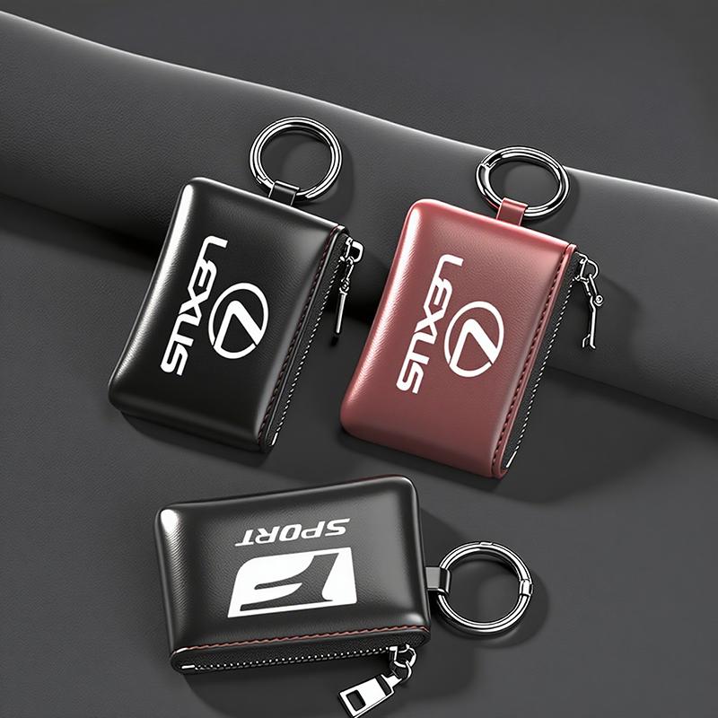 Kožené pouzdro na klíče od auta Klíčenka Mini úložná taška Příslušenství Pro Lexus F SPORT ES RX NX LS UX LM LX GX LC RZ IS CT GS RC HS SC LBX