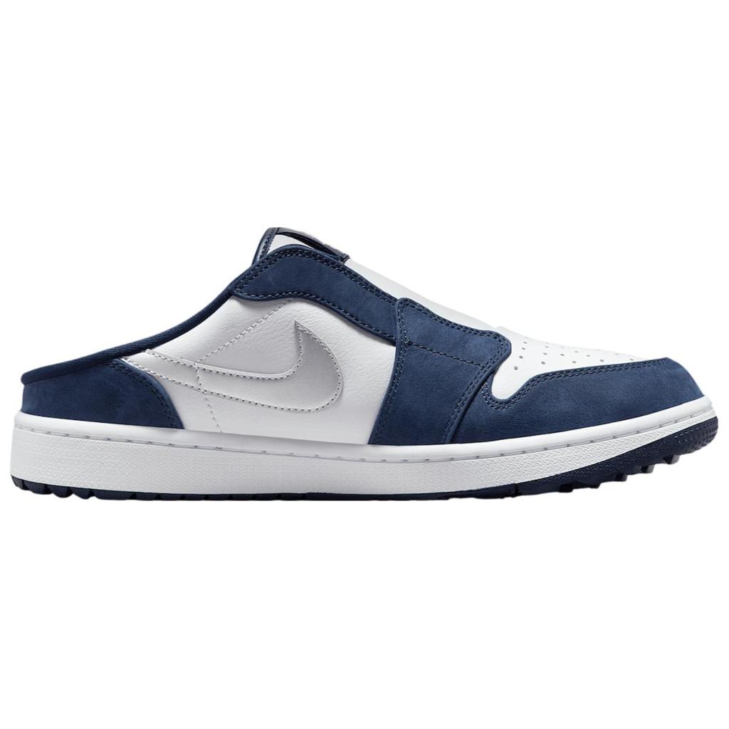 Air Jordan 1 Mule Golf Midnight Navy Men Sneakers Blue White Metallic-Silver FJ1214-102