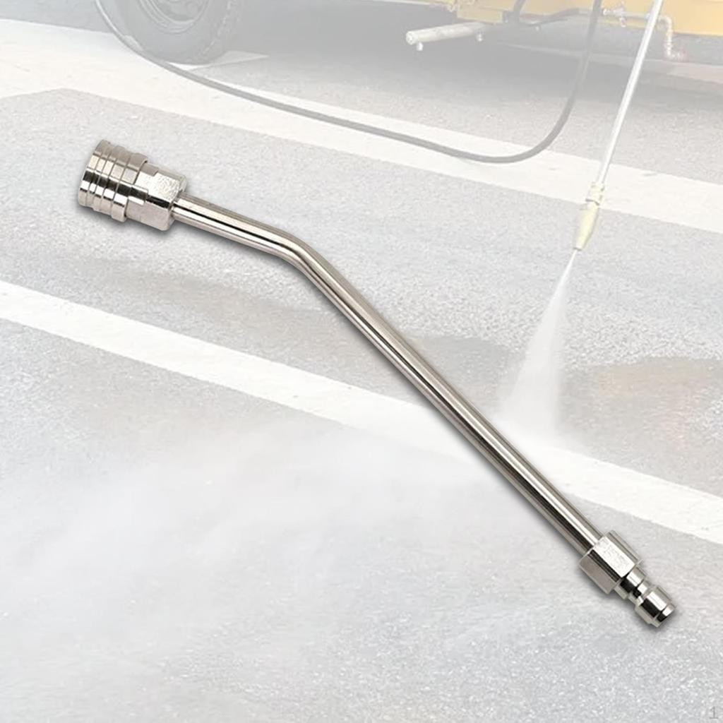 Pressure Washer Gutter Rod Angled Extension Stick Curved Multifunctional Cleaner Attachment for
