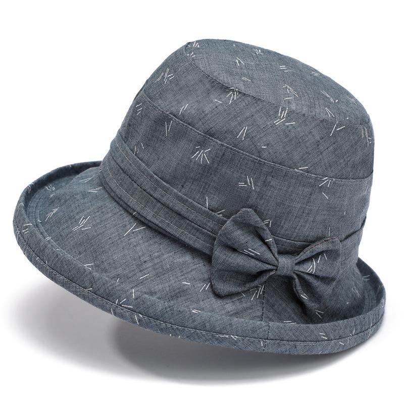 

Складная шляпа женская весенне-осенняя шляпа от солнца летняя защита от солнца шляпа-ведро шляпа рыбака крутая шляпа M（56-58cm） темно-серого