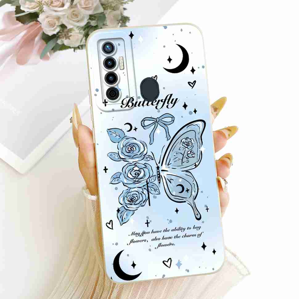 For Tecno Camon 17 CG6 CG6j Case Fashion Cute Cartoon Print Silicone Back Cover For Tecno camon 17 Bumper Phone Cases Fundas