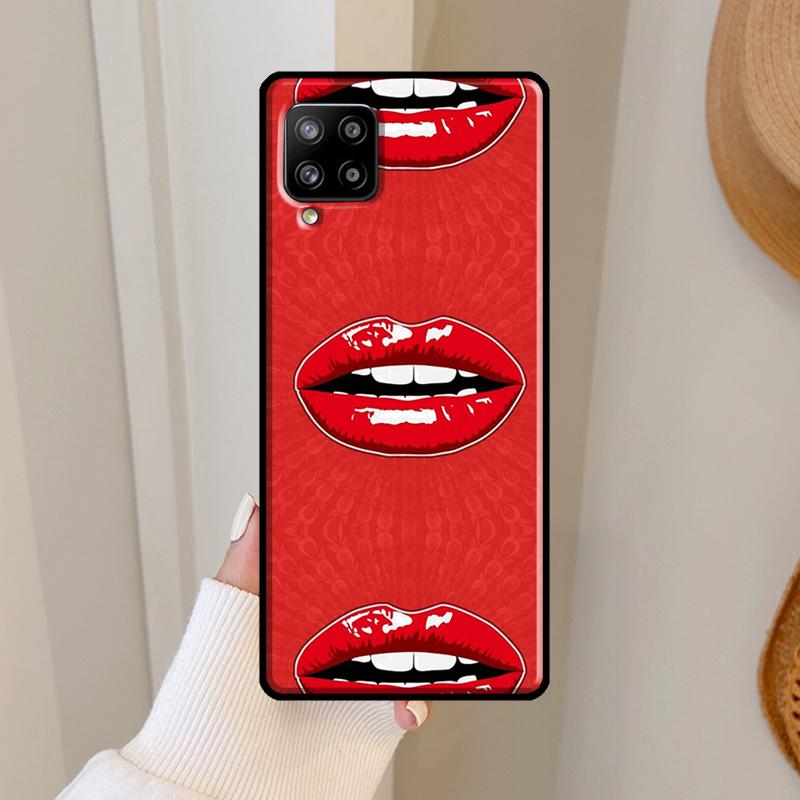

Kiss Me Lips Lipstick Case For Samsung Galaxy A36 A56 A13 A23 A52 A32 A12 A54 A34 A14 A16 A26 A33 A53 A15 A35 A55 Samsung A33 5G