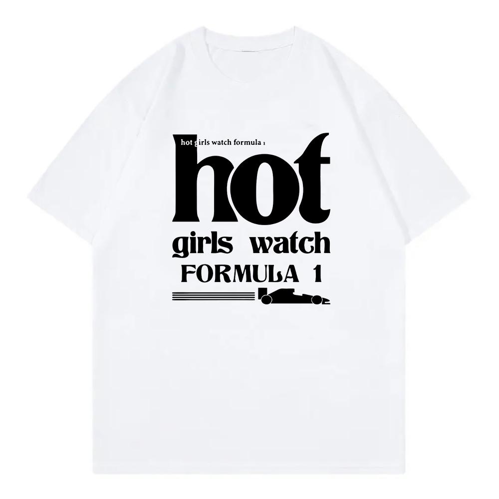 

Girls Watch T Shirt Funny Men Women Clothing Harajuku T-Shirt Unisex High Quality Casual Cotton Tees Shirts Graphic Tops S
