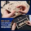 Ugears Roadster MK3 Puzzle 70195 Roadster MK3 Puzzle Wooden Block DIY Puzzle Assembly Imagination Creativity Toy Educational Wooden Puzzle 3D Craft